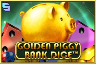 22429 golden piggy bank dice
